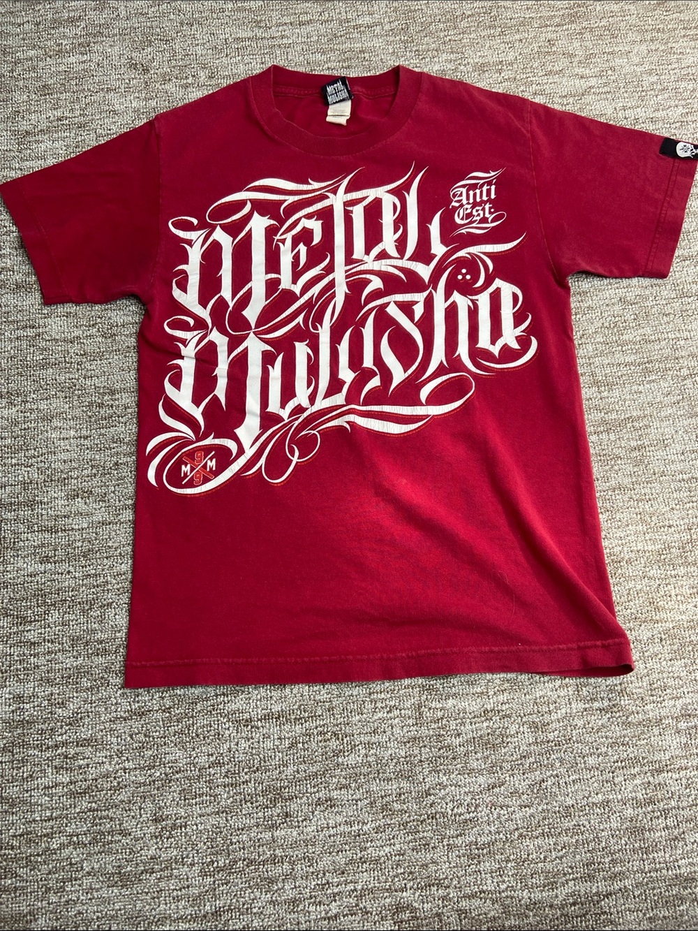 Metal Mulisha Red Short Sleeve Graphic Tee